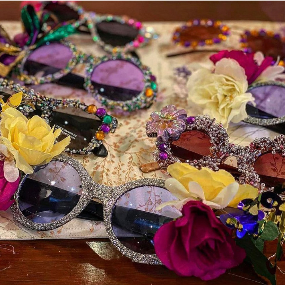 Finally finished decorating sunglasses for Iris! : r/NewOrleans